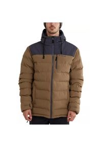 FUNDANGO - Kurtka uliczna Passat Padded Jacket - brązowa. Kolor: brązowy