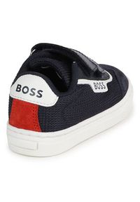 BOSS - Boss Sneakersy J50874 M Granatowy. Kolor: niebieski #5