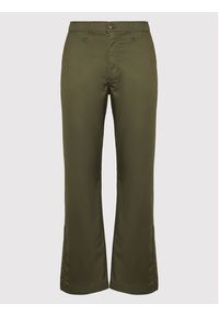 Vans Spodnie materiałowe Authentic VN0A5FJB Zielony Loose Fit. Kolor: zielony. Materiał: materiał, syntetyk #2
