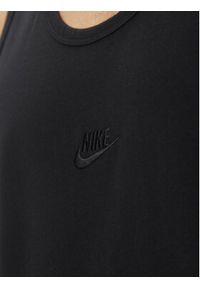 Nike Tank top FD1290 010 Czarny Regular Fit. Kolor: czarny. Materiał: bawełna