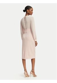 Rinascimento Sukienka koktajlowa CFC0123289003 Różowy Regular Fit. Kolor: różowy. Materiał: syntetyk. Styl: wizytowy #4