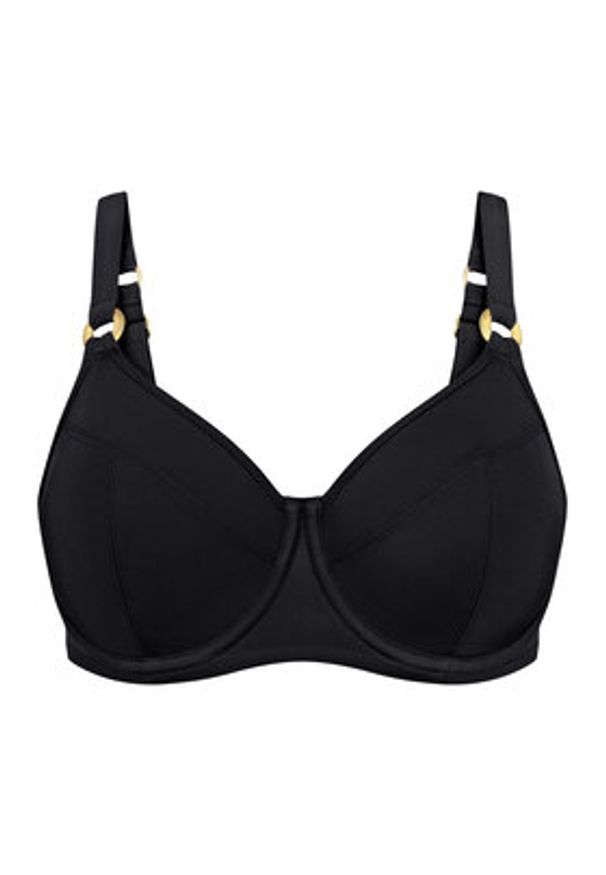 Triumph Góra od bikini Summer Twist 10222568 Czarny. Kolor: czarny. Materiał: syntetyk