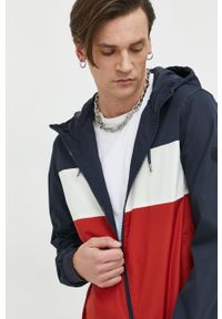 Only & Sons kurtka męska kolor granatowy przejściowa. Okazja: na co dzień. Kolor: niebieski. Materiał: poliester. Styl: casual #2