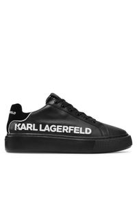 Karl Lagerfeld - KARL LAGERFELD Sneakersy KL62210 00X Czarny. Kolor: czarny. Materiał: skóra
