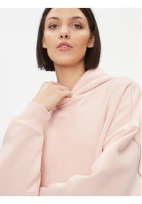 Reebok Bluza Lux IL2104 Różowy Oversize. Kolor: różowy. Materiał: syntetyk, bawełna