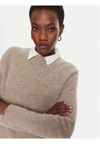 BOSS - Boss Sweter Febisan 50478315 Szary Regular Fit. Kolor: szary. Materiał: wełna #4