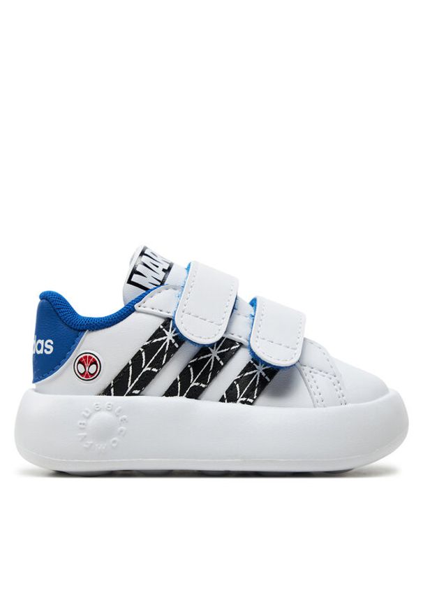 Adidas - adidas Sneakersy Grand Court Spider-Man Cf I ID8017 Biały. Kolor: biały