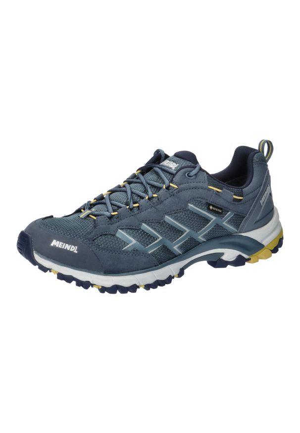 MEINDL - Buty Meindl Caribe GTX. Kolor: żółty, niebieski, wielokolorowy. Technologia: Gore-Tex. Sport: turystyka piesza