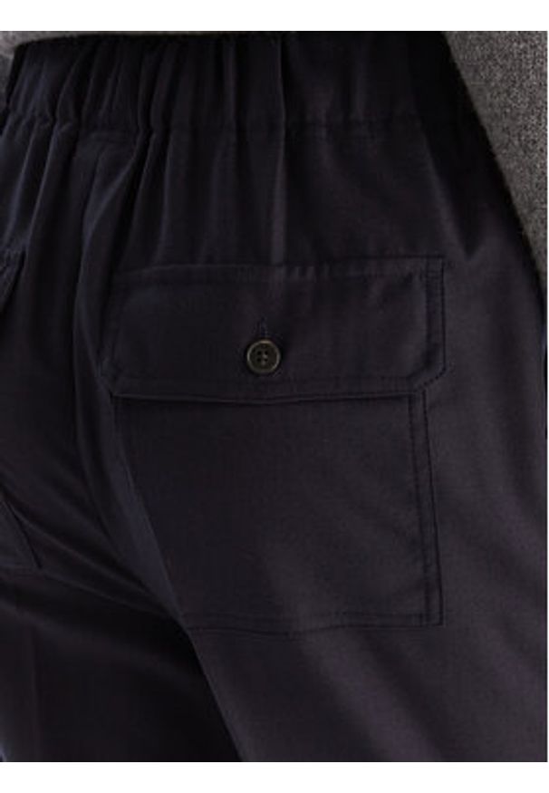 Weekend Max Mara Spodnie materiałowe Hataley 2525136022 Granatowy Regular Fit. Kolor: niebieski. Materiał: wełna