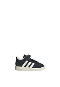 Adidas - Buty Grand Court 2.0 Kids. Kolor: czarny, biały, wielokolorowy. Sport: turystyka piesza