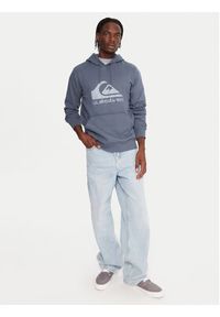Quiksilver Bluza Comp Logo EQYFT05053 Niebieski Regular Fit. Kolor: niebieski. Materiał: syntetyk #4
