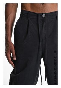 La Haine Inside Us Spodnie | 3R M1256 | Mężczyzna | Czarny. Kolor: czarny. Materiał: lyocell, bawełna #4
