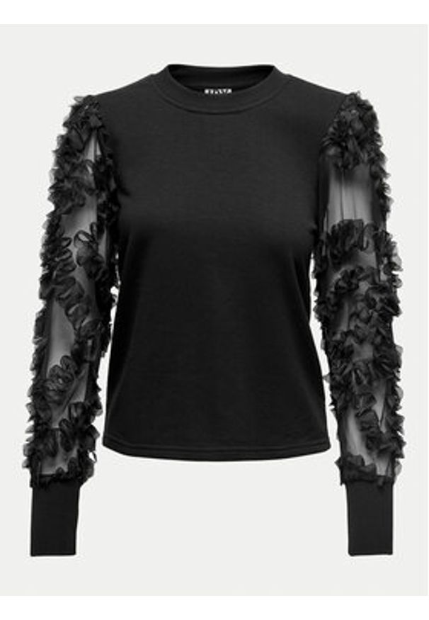 JDY Bluzka Fairview 15220558 Czarny Regular Fit. Kolor: czarny. Materiał: bawełna, syntetyk
