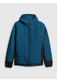 4f - 4F Kurtka trekkingowa z wypełnieniem Primaloft Silver męska - granatowa S. Kolor: niebieski. Materiał: materiał. Technologia: Primaloft. Długość: długie #1