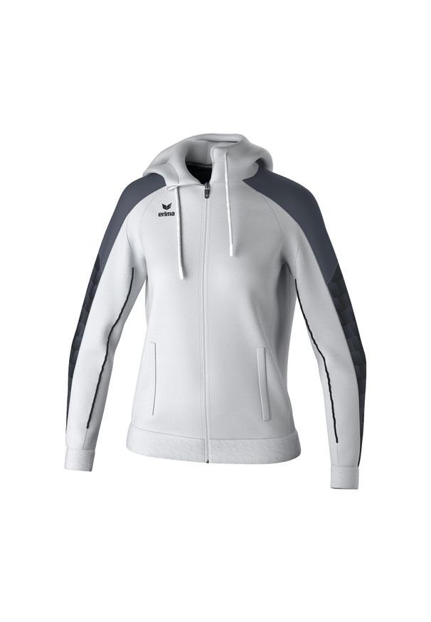 ERIMA - Damska bluza dresowa z kapturem Erima Evo Star. Typ kołnierza: kaptur. Kolor: czarny, wielokolorowy, biały. Materiał: dresówka. Sport: fitness, piłka ręczna