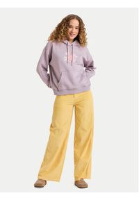 Roxy Bluza Perfect Place Brushed ERJFT05032 Fioletowy Regular Fit. Kolor: fioletowy. Materiał: bawełna #5