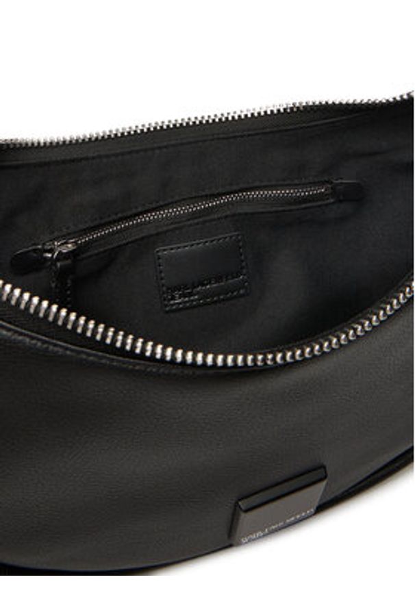 Karl Lagerfeld Jeans Torebka A3W30206 Czarny. Kolor: czarny. Materiał: skórzane