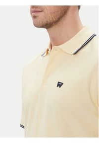 Wrangler Polo 112362826 Żółty Regular Fit. Typ kołnierza: polo. Kolor: żółty. Materiał: bawełna #4