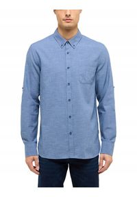 Męska Koszula Mustang Style Rawlins Middle Blue Two Tone 1017536 12722 #1