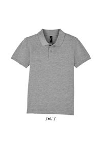SOL'S - Koszulka polo dla dzieci Sol's Perfect. Typ kołnierza: polo. Kolor: szary. Materiał: bawełna. Sezon: lato #1
