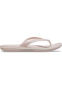 Klapki sportowe męskie Crocs Crocband Flip. Kolor: biały. Styl: sportowy