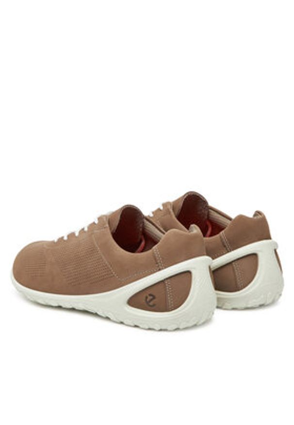 ecco - ECCO Sneakersy Biom Lite 80238402459 Brązowy. Kolor: brązowy. Materiał: skóra, nubuk