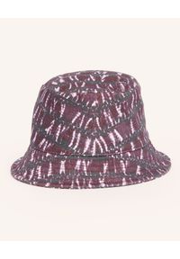 ISABEL MARANT - Bawełniany kapelusz z logo Haley. Kolor: różowy, wielokolorowy, fioletowy. Materiał: bawełna. Wzór: aplikacja. Sezon: lato. Styl: wakacyjny #4