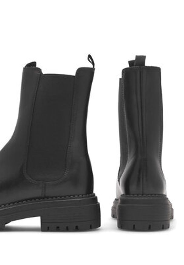 Lasocki Botki RST-WHETHER-02 Czarny. Kolor: czarny. Materiał: skóra