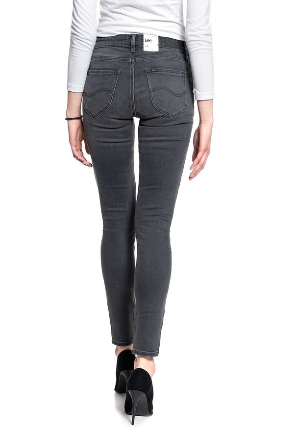 Lee - DAMSKIE SPODNIE JEANSOWE LEE ELLY BLACK FLOW L305CPRW 112105969