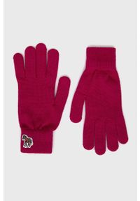 Paul Smith Rękawiczki damskie kolor różowy. Kolor: różowy