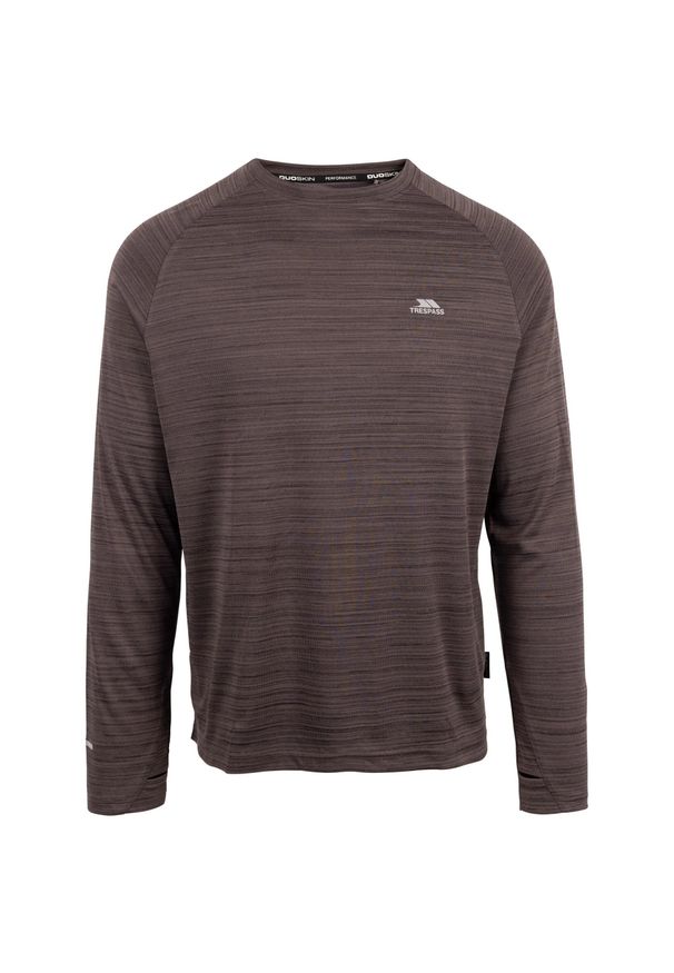 TRESPASS - T-shirt Sportowy Męski Adamo. Kolor: różowy. Długość rękawa: długi rękaw. Styl: sportowy. Sport: turystyka piesza