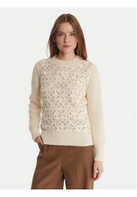 Artigli Sweter ACMA002802 Écru Regular Fit. Materiał: wiskoza