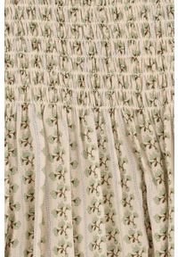 KONGES SLOJD - Konges Sløjd sukienka dziecięca kolor beżowy mini rozkloszowana. Kolor: beżowy. Długość rękawa: długi rękaw. Długość: mini #7