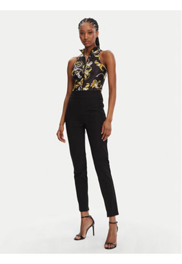 Versace Jeans Couture Body 78HAM207 Czarny Slim Fit. Kolor: czarny. Materiał: syntetyk