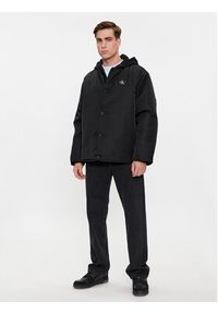 Calvin Klein Jeans Kurtka przejściowa Skater Hooded Jacket J30J325290 Czarny Regular Fit. Kolor: czarny. Materiał: syntetyk #5