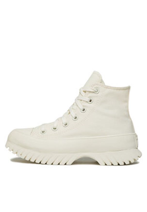 Converse Trampki Chuck Taylor All Star Lugged 2.0 Hi A03557C Écru. Kolor: kremowy. Materiał: materiał