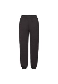 FRUIT OF THE LOOM - Spodnie Do Biegania Premium Z Elastycznymi Mankietami Dla Dzieci I Niemowląt. Kolor: czarny. Sezon: lato. Sport: turystyka piesza