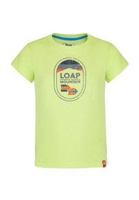 Lowa - Dziecięce T-shirt Loap Bamsy 116 - Miękka bawełna i unikalny nadruk. Kolor: wielokolorowy. Materiał: bawełna. Wzór: nadruk