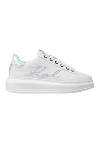 Karl Lagerfeld - KARL LAGERFELD Białe sneakersy damskie KAPRI Signia Lace Lthr, Rozmiar 41. Kolor: biały #3