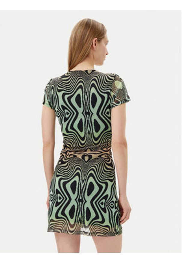 Volcom Sukienka codzienna Filip Rygalski B1312514 Kolorowy Slim Fit. Okazja: na co dzień. Materiał: syntetyk. Wzór: kolorowy. Typ sukienki: proste. Styl: casual