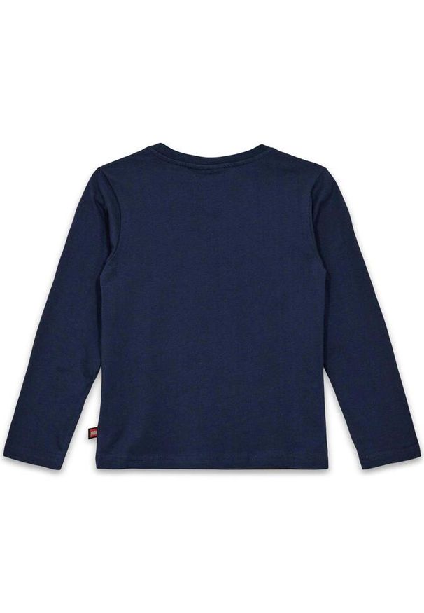 Koszulka z Długim Rekawem Dziecięca LEGO NINJAGO Tano 618 Granatowa. Kolor: niebieski. Długość: długie