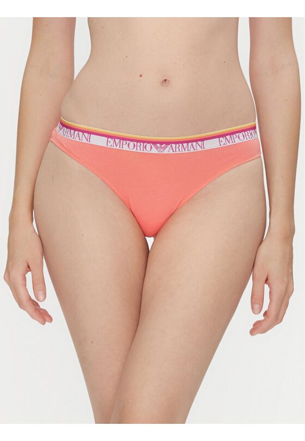 Emporio Armani Underwear Komplet 2 par fig brazylijskich EW000404 AF10883 M4008 Różowy. Kolor: różowy. Materiał: bawełna
