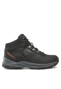 Merrell Trekkingi Erie Mis Ltr Wp J500151 Czarny. Kolor: czarny. Materiał: skóra, nubuk. Sport: turystyka piesza