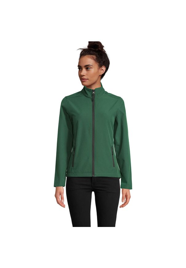 SOL'S - Kurtka damska Sol's Race. Kolor: zielony. Materiał: polar