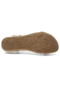 Złote Sandały Artiker Eleganckie Obuwie Damskie. Okazja: na spacer, na co dzień. Zapięcie: pasek. Kolor: złoty. Wzór: paski. Sezon: lato. Styl: elegancki #2