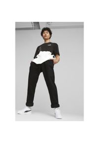 Puma - Sneakersy Caven 2.0 PUMA White Black Gold. Kolor: żółty, biały, wielokolorowy, czarny. Materiał: guma, materiał, tkanina, syntetyk. Sezon: lato