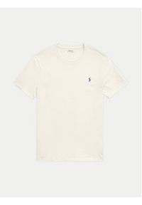 Polo Ralph Lauren T-Shirt 710671438371 Écru Custom Slim Fit. Typ kołnierza: polo. Materiał: bawełna #2