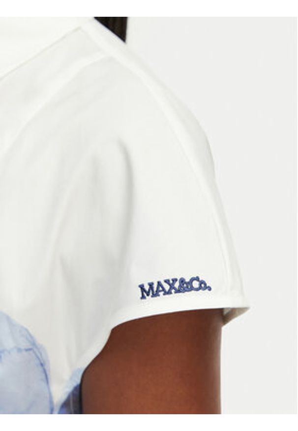 MAX&Co. Sukienka codzienna Abito 2616221064200 Beżowy Regular Fit. Okazja: na co dzień. Kolor: beżowy. Materiał: bawełna. Typ sukienki: proste. Styl: casual
