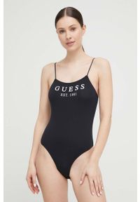 Guess body kolor czarny melanż. Kolor: czarny. Materiał: materiał. Wzór: melanż