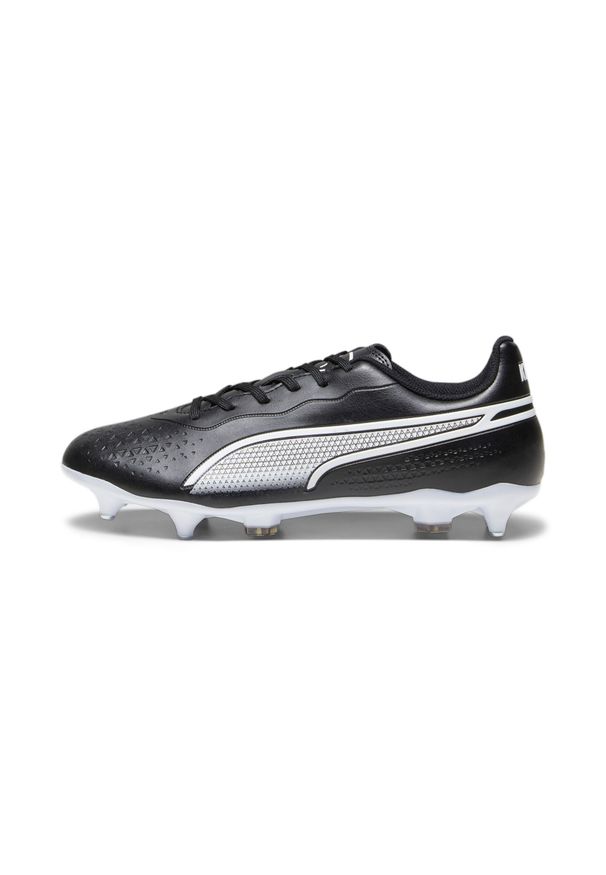 Puma - Buty piłkarskie męskie PUMA King Match MxSg. Kolor: biały, wielokolorowy, czarny. Sport: piłka nożna